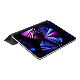 Apple Smart - Étui à rabat pour tablette - polyuréthane - noir - 11" - pour 11-inch iPad Pro (1ère généra... (MJM93ZM/A)_3